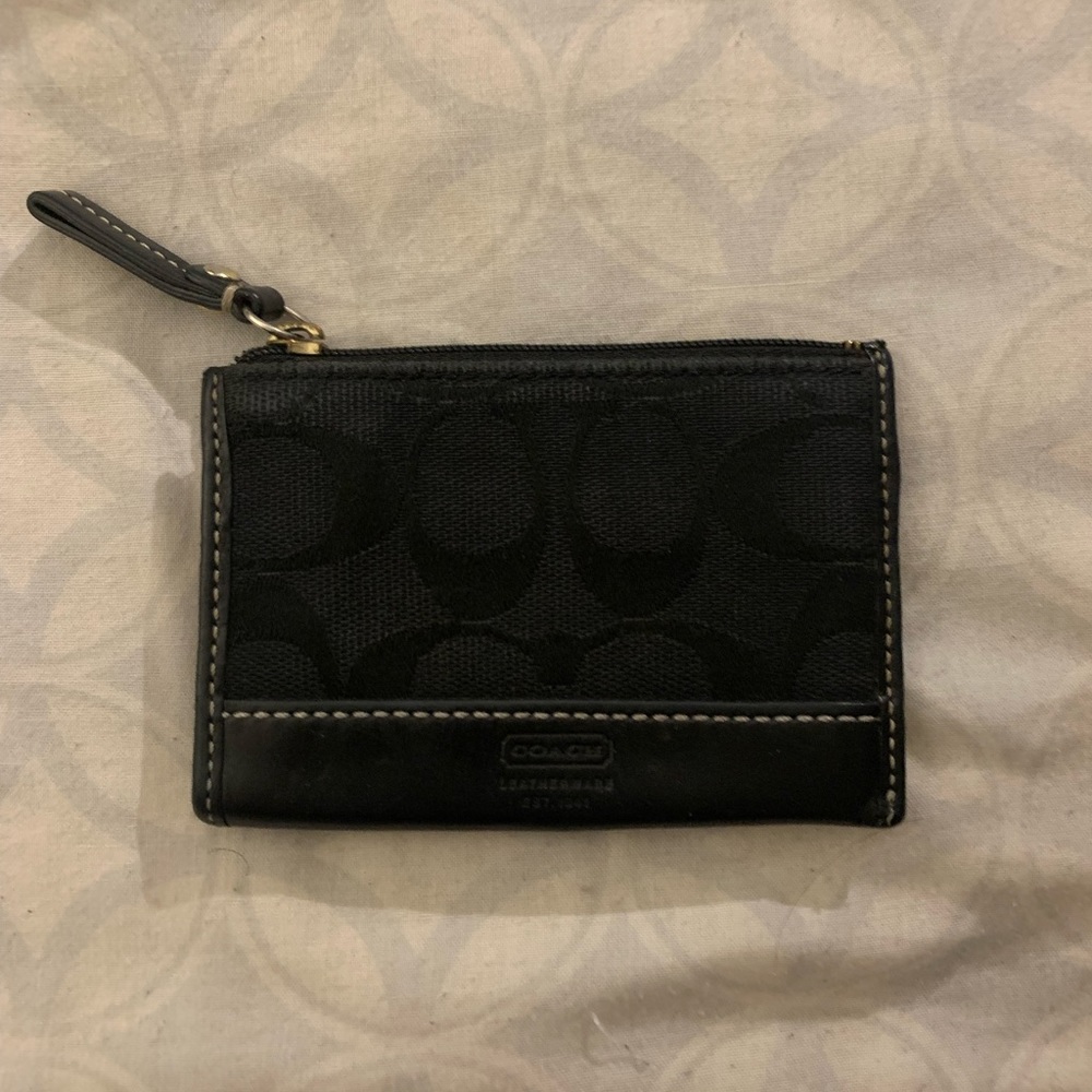 Coach Coin and Card Holder